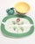 Wonderful set of three mid-century ceramic items for your retro kitchen or breakfast nook: industrial designer, Walter...