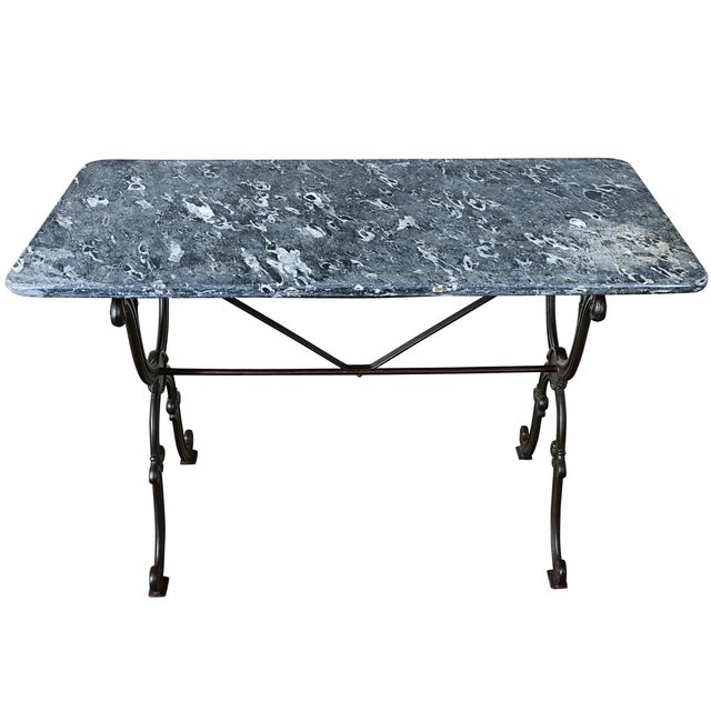 French 19th Century Marble Top Bistro Table For Sale - Image 11 of 11