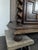 Wood Louis XIII Style Walnut Buffet with Twisted Columns and Pink Marble Top For Sale - Image 7 of 8