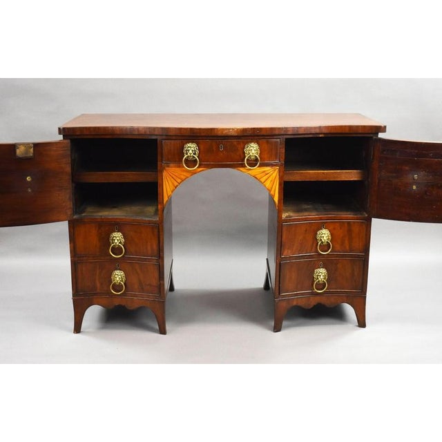 Brown Antique Regency Revival Mahogany Sideboard, 1880 For Sale - Image 8 of 12