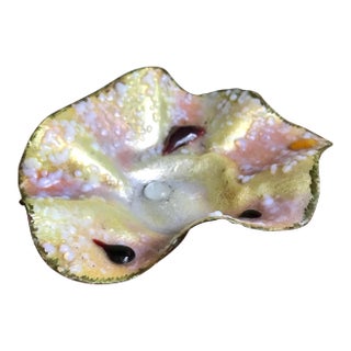 Modernist Trinket Tray Enameled Copper For Sale