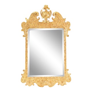 18th C. English Giltwood Mirror For Sale