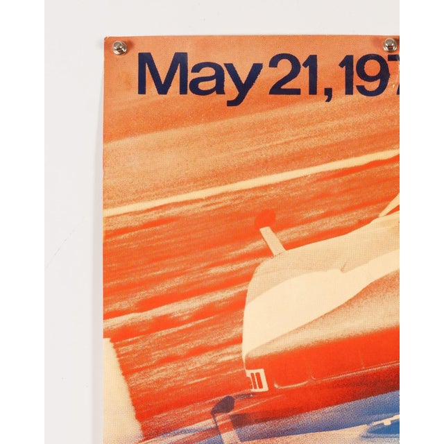 1970s Vintage Original Porsche Poster by Atelier Strenger, 1972 For Sale - Image 5 of 9