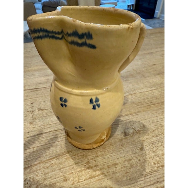 1940s Handmade Ceramic Jug From Puglia, Italy For Sale In New York - Image 6 of 12