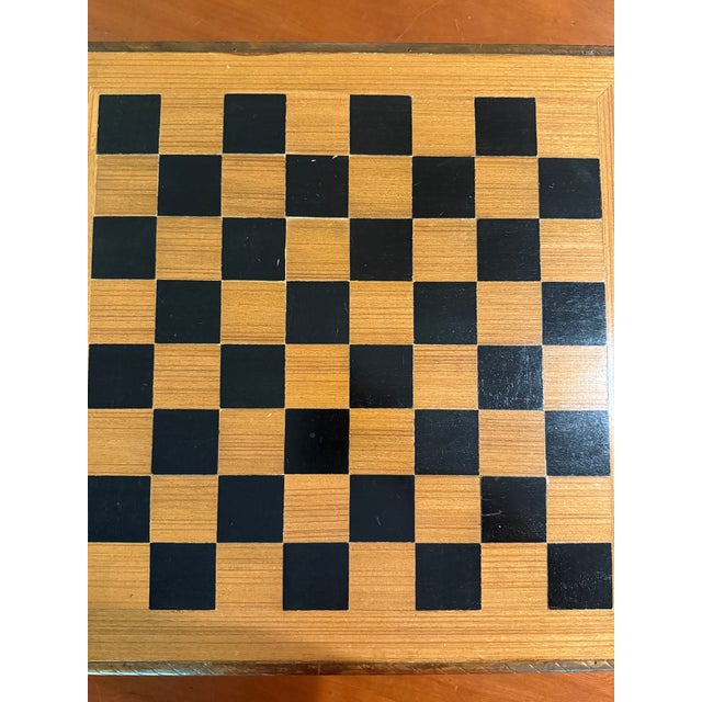 Anglo Raj 1950's Table Top Chess Board, India For Sale - Image 12 of 12