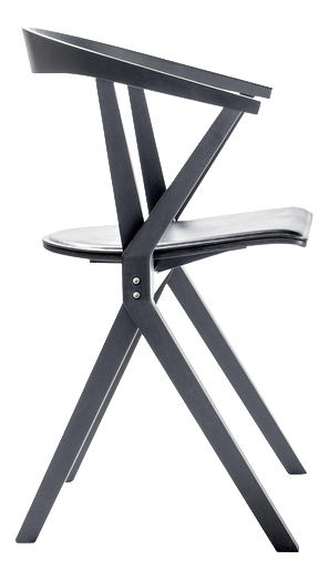 Grcic B Chair in Black Leather by Konstantin for BD Barcelona