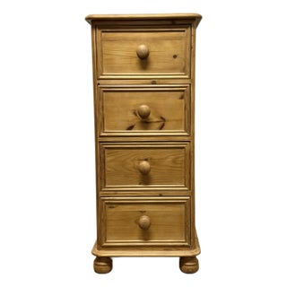 Vintage English Pine Chest of Drawers For Sale