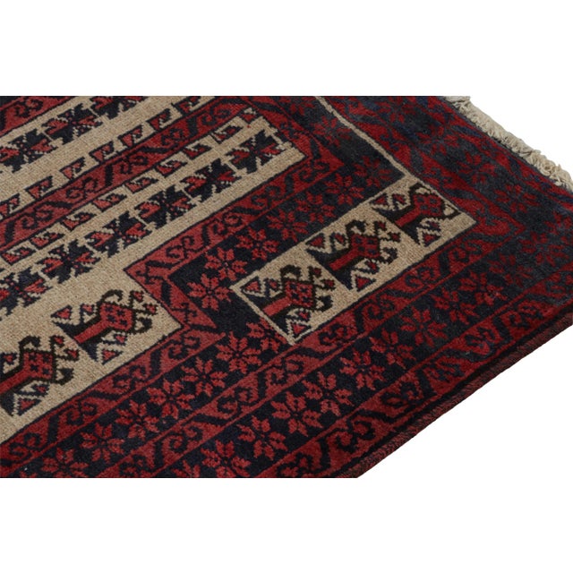 Rug & Kilim’s Baluch Tribal Rug With Colorful Geometric Patterns For Sale In New York - Image 6 of 7