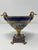 Mid 20th Century Mid 20th Century French Limoges Neoclassical Porcelain Urn With Gilt Bronze Swan Handles For Sale - Image 5 of 12