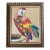 1970’s Vintage Original Parrot Collage Ornate Vintage Frame For Sale