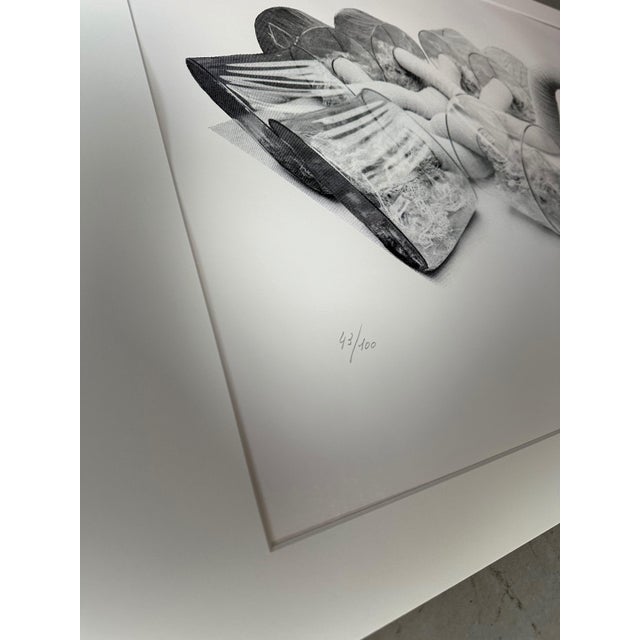 1960s Ellie Vossen, Untitled, 1960s, Signed Screen Print, Framed For Sale - Image 5 of 13