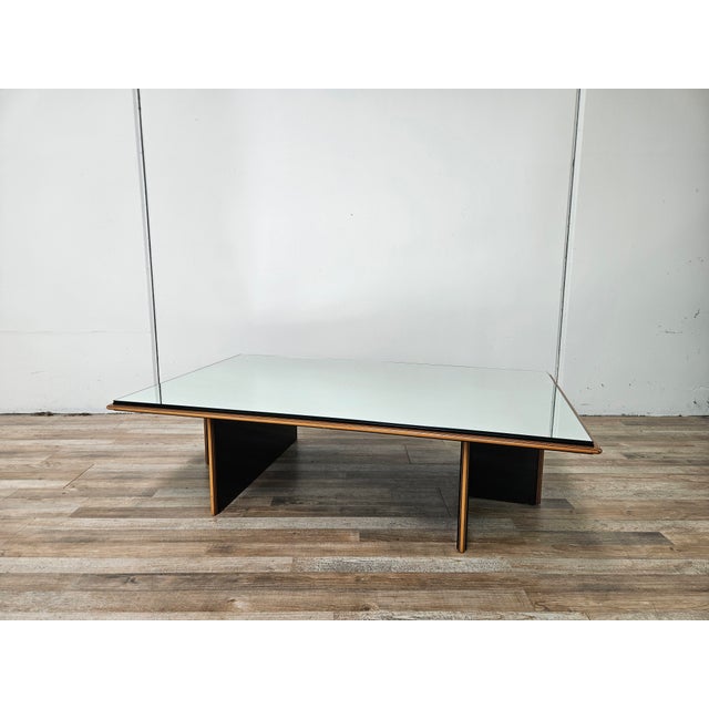 Coffee Table with Mirrored Top attributed to Pierre Cardin, 1970 For Sale - Image 15 of 15