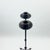 2020s Hand Forged Iron Candelabra Pair (105cm) Antique Copper Tapered Stem with Scroll Base For Sale - Image 5 of 8