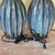 Turquoise Pottery Table Lamps – Mid‑Century Style, 32" - a Pair For Sale - Image 16 of 18