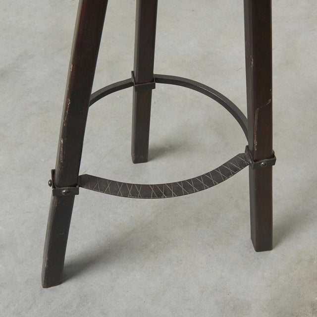 Mid-Century Brutalist Spanish Bar with Marbella Bar Stools, 1960s, Set of 5 For Sale - Image 11 of 18