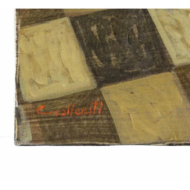 Modern Alberto Gallerati, In the Pastry Shop, Oil on Canvas, 1970s For Sale - Image 3 of 5