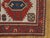 Antique Karachov Kazak Carpet, Handmade Wool, Pale Blue, Rust, Ivory, Geometric For Sale - Image 17 of 18