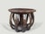 "Beautiful hand carved side table from West Africa hand made from a single piece of wood. This over sized vintage piece...