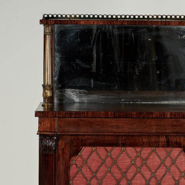 Antique English Regency Rosewood Ciffonier or Cabinet For Sale - Image 4 of 14