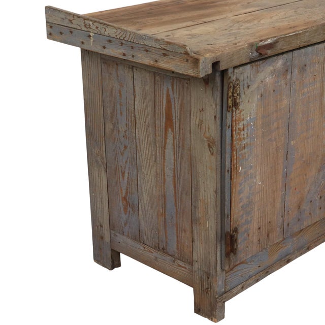 Blue Workbench Sideboard, 1930s For Sale - Image 9 of 18