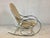 Metal 1970s Post Modern Tubular Chrome Rocker Rocking Chair Manner of Maison Jansen Pair Available For Sale - Image 7 of 11
