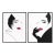 Patrick Nagel Style Art Deco Women Prints - a Pair For Sale