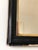 Wood Large Antique French Louis Philippe Full Length Mirror – Black and Gold, Late 19th Century For Sale - Image 7 of 11