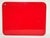 Mid-Century Modern Rectangular Red Lacquered Tray with Brass Corners from Rue Royale, 1960/70 For Sale - Image 11 of 14