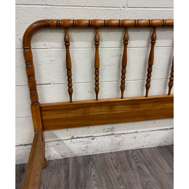 Vintage Twin Size Jenny Lind Spindle Bed Spool Bed For Sale In Kansas City - Image 6 of 9