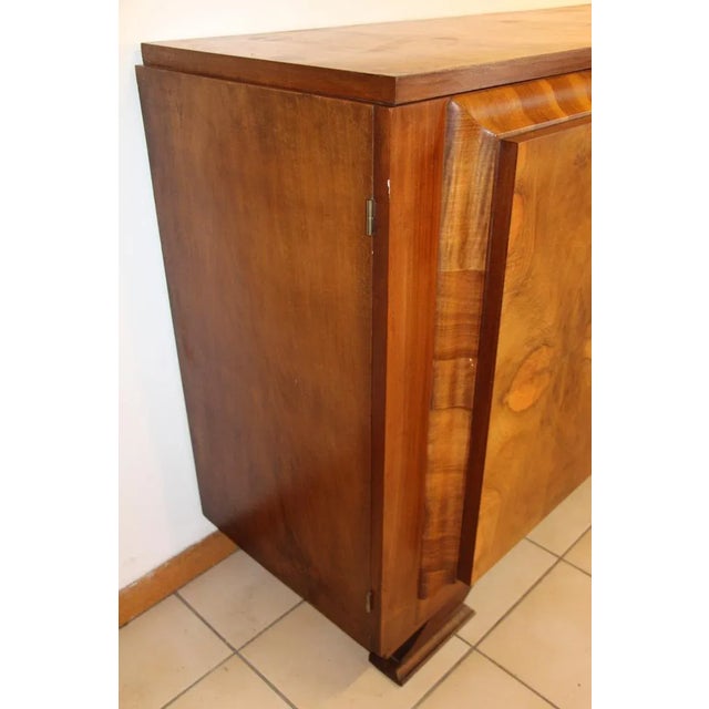 Wood Walnut Sideboard, 1950s For Sale - Image 7 of 15