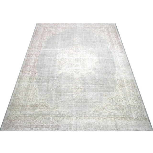 1960s Turkish Oushak Rug For Sale In Los Angeles - Image 6 of 6