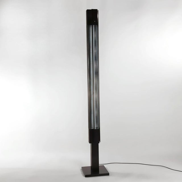 Floor lamp model 'large signal column lamp' designed by serge mouille in 1962. Manufactured by collection serge mouille in...