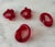 Mid 20th Century Set of 4 Red Lucite Acrylic Knot Napkin Rings Attributed to Dorothy Thorpe For Sale In Austin - Image 6 of 7