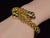 Late 20th Century Late 20th Century Rare Fope Flex’it Blue Sapphire Woven Wrap Bangle Bracelet in 18k Yellow & White Gold For Sale - Image 5 of 17