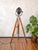 Vintage Theater Lamp on Wooden Tripod Floor Lamp, 1960s For Sale - Image 4 of 15