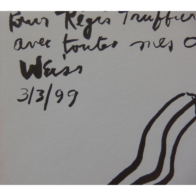 Hugh WEISS Barque Original ink drawing Signed at the bottom 15 x 21 cm Information: Artist known for having pushed Niki de...