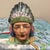 An exceptional example of turn-of-the-century Continental figural tobacciana. This antique majolica tobacco jar features a...