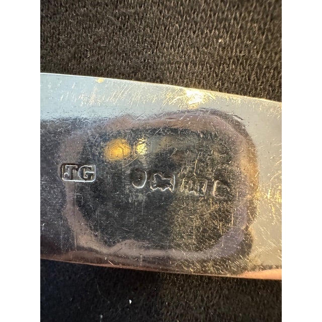 Late 18th Century Antique Gorham "Lancaster" Sterling Silver Soup Ladle. Monogram of "L De L" For Sale - Image 5 of 7