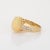 Natural Opal Diamond Ring Vintage 14k Yellow Gold Oval Fine Jewelry size 7.25 For Sale - Image 4 of 7