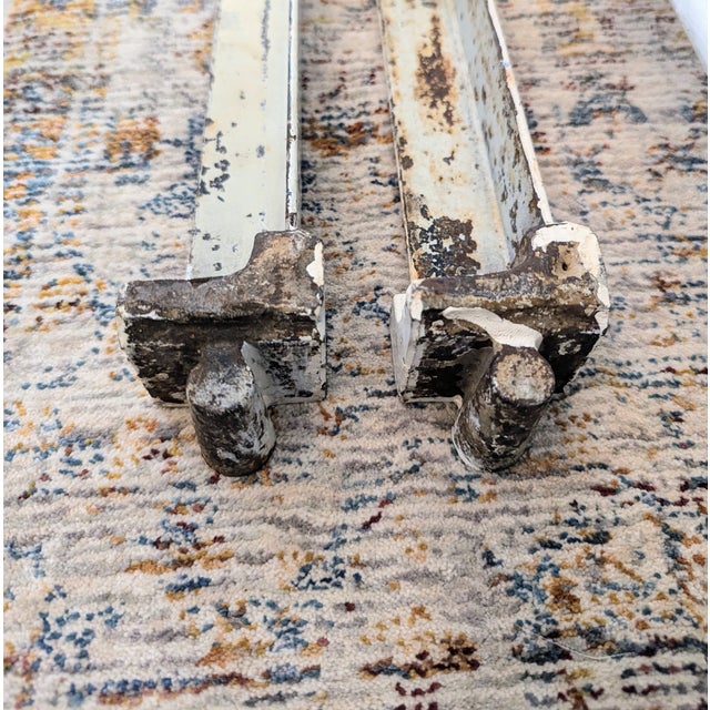 Antique Cast Iron Twin Bed Frame White For Sale - Image 13 of 13