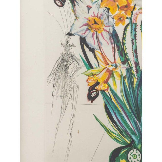 Paper Salvador Dali "Narcissus (Phones)" Etching, 1972 For Sale - Image 7 of 12