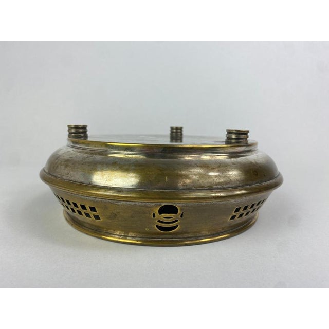 Secession Brass Bowl attributed to Jutta Sika and Kolo Moser, 1890s For Sale - Image 6 of 8