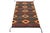 Textile Modern Navajo Inspired Wool Accent Rug in Crimson, Gold, and Charcoal 3x5 For Sale - Image 7 of 8