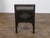 Set of 12 Moroccan Ebonized Carved Wood Armchairs with Leather Seats, circa 1900 For Sale - Image 9 of 12