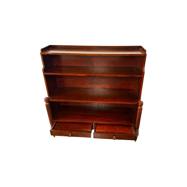 Mid-Century Modern 1990s Ralph Lauren Wood Shelf For Sale - Image 3 of 10