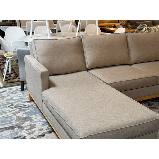 2010s C & L Design Chaise Lounge Sectional For Sale - Image 5 of 12