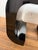1980 Black Laminate Waterfall End Table