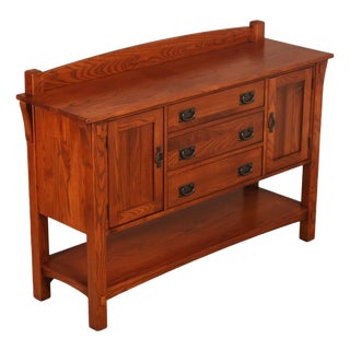 Nichols & Stone Mission Style Oak Sideboard For Sale