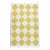 Mustard Yellow and White Diamond Checker Zanafi Flatweave Moroccan Wool Rug (Made-To-Order) 5x7' For Sale