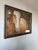 Mid-Century Modern 1980s Rich Maxey Oil Pastel Horse Portrait Painting in Rustic Wood Frame, Signed For Sale - Image 3 of 12